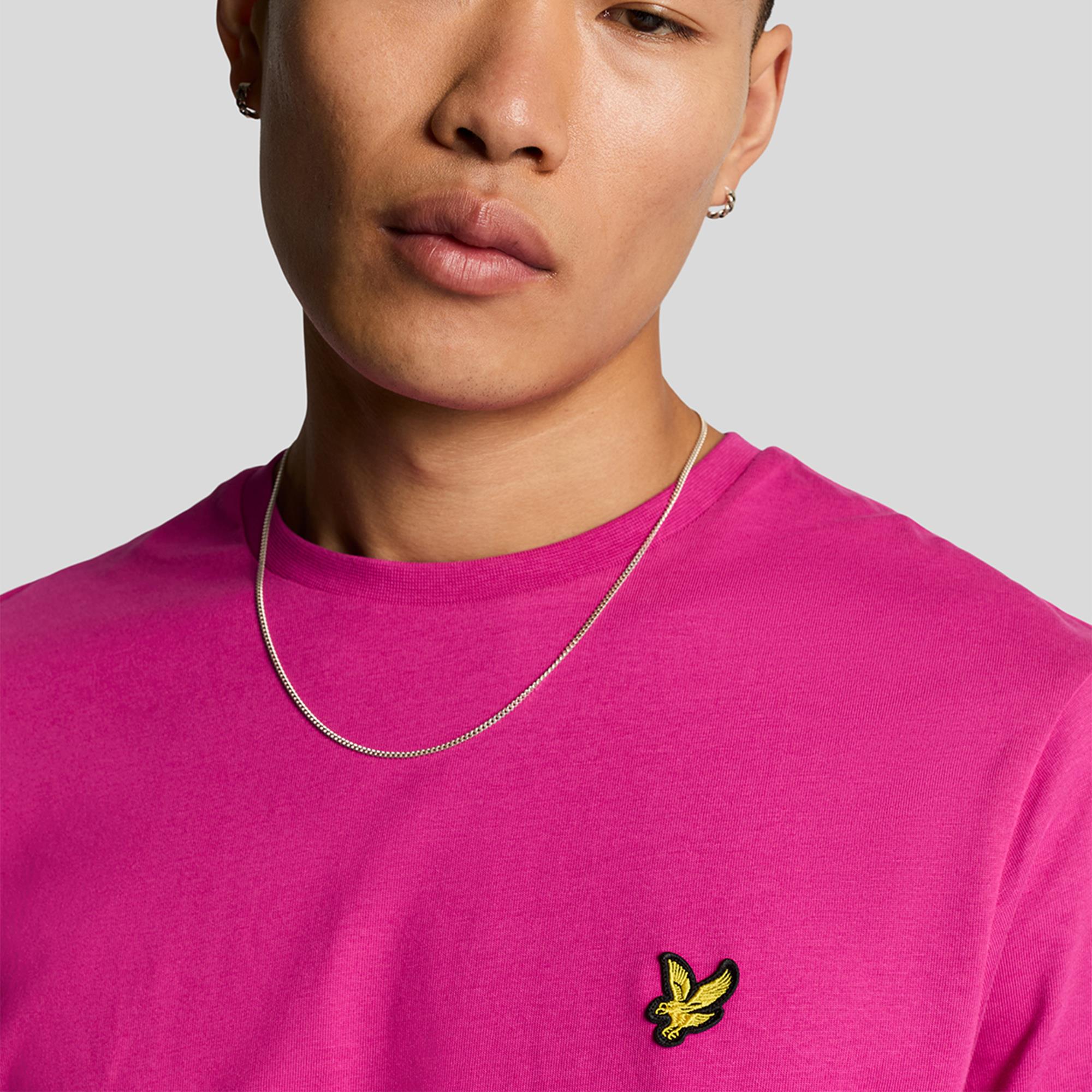 Lyle & Scott Plain Mens T-Shirt Fushia